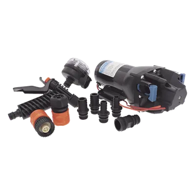 Bomba de Agua de Alta Presión / 15 LPM (4 GPM) / Corte a 4.1 bar (60 PSI) / 12 Vcd / IPX6 / Autocebante 2.4 m (7.9 ft)