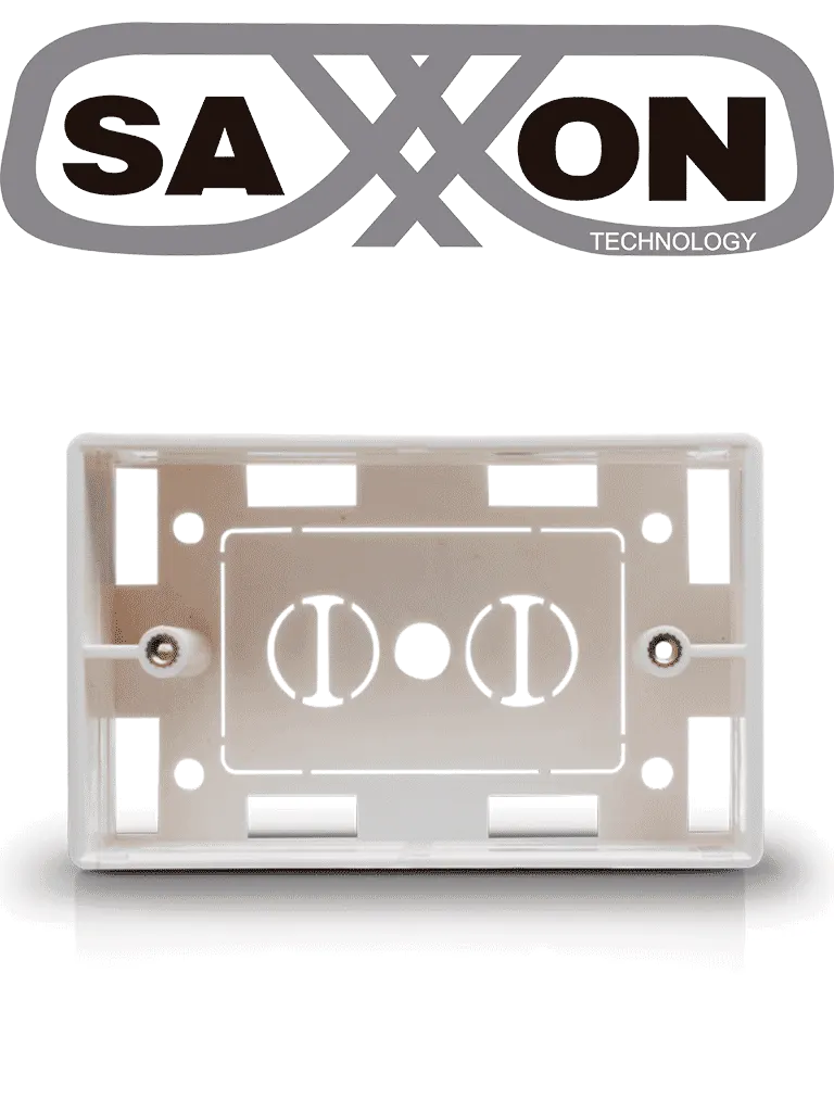 Caja para placa de pared SAXXON A164-B blanca, de uso universal