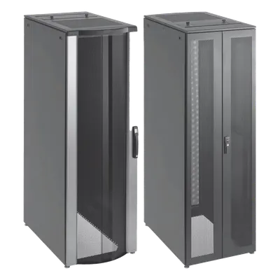 Gabinete de Telecomunicaciones / 42 UR / 600 mm (2 ft) Ancho / 1000 mm (3.3 ft) Profundidad / Flujo de Aire Pasivo / Negro