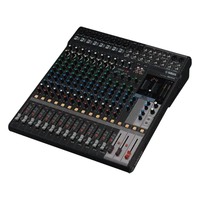 Mezcladora de Audio Analógica / 16 Canales / 10 Entradas de Micrófono / 4 Buses Auxiliares / Efectos SPX 24 Programas / Chasis Metálico