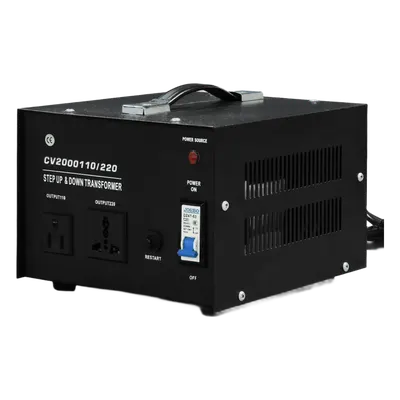 Convertidor de voltaje EPCOM POWERLINE CV-2000-110/220 de 2000 VA