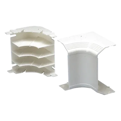 Esquinero interior PANDUIT T70ICIW para canaleta T70, doble cara