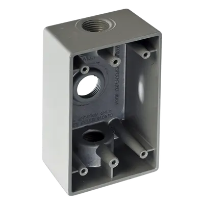 Caja Condulet RAWELT RR-0281 de 1/2” con tres bocas