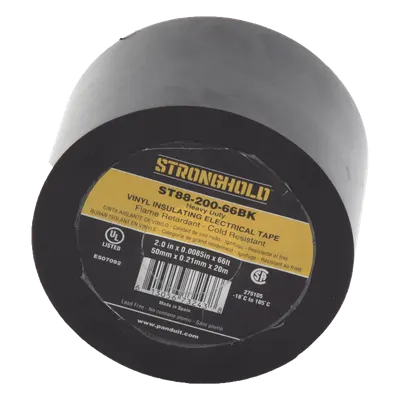 Cinta aislante eléctrica PANDUIT ST88-200-66BK de PVC, 600 V