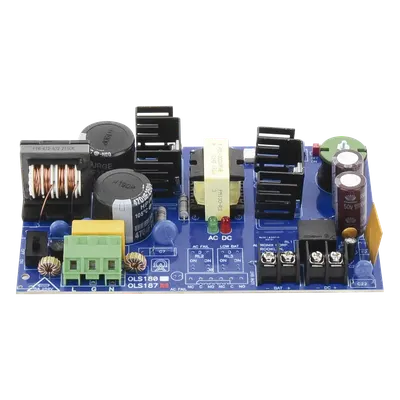 Fuente de Alimentación Tipo Tarjeta / Salida Seleccionable 12/24 VCC / 6 A / Entrada 115 VCA 50/60 Hz / Protección contra Sobretensión y Cortocircuito