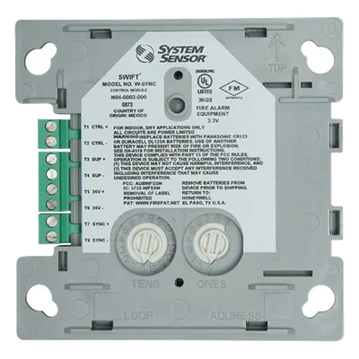 Módulo de Sincronización Inalámbrico SYSTEM SENSOR W-SYNC, hasta 50 dispositivos, 902-928 MHz