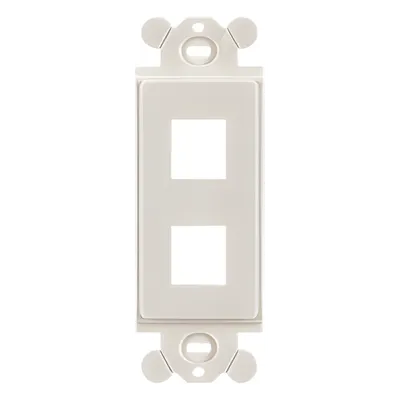 Marco para módulos Keystone PANDUIT NK2RMFWH de 2 puertos