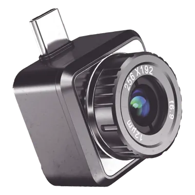 Cámara Termográfica para Smartphone / 256 × 192 / SuperIR / Enfoque Manual / -20°C a 400°C / ±2°C / USB-C y Lightning / IP40