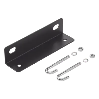 Soporte Final para Escalerilla / 12 in Ancho / Acero Galvanizado 2x2 in Calibre 10 / Recubrimiento Polvo RAL 9005 Negro / 1.9 lb / Kit Montaje Incluido