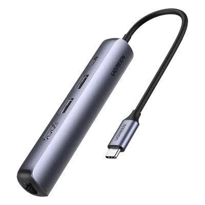 Docking station UGREEN 10919 USB-C con HDMI 4K y red Gigabit