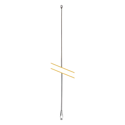 Látigo para antena CB HUSTLER IC-56 de acero inoxidable, 259 cm