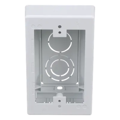 Caja de pared superficial PANDUIT JBX3510WH-A para cableado estructurado