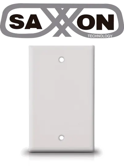 Placa de pared ciega SAXXON A175 blanca para montaje vertical