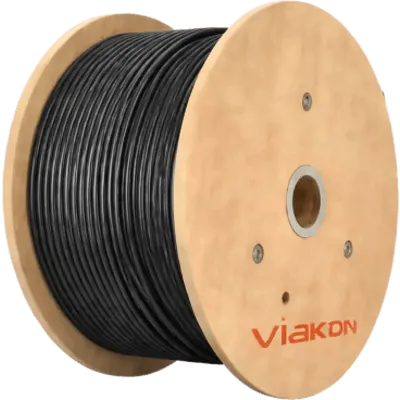 Cable Eléctrico THW-LS / Cobre 2 AWG / 19 Hilos / 100 m (328 ft) / 90°C / PVC Autoextinguible / Color Negro