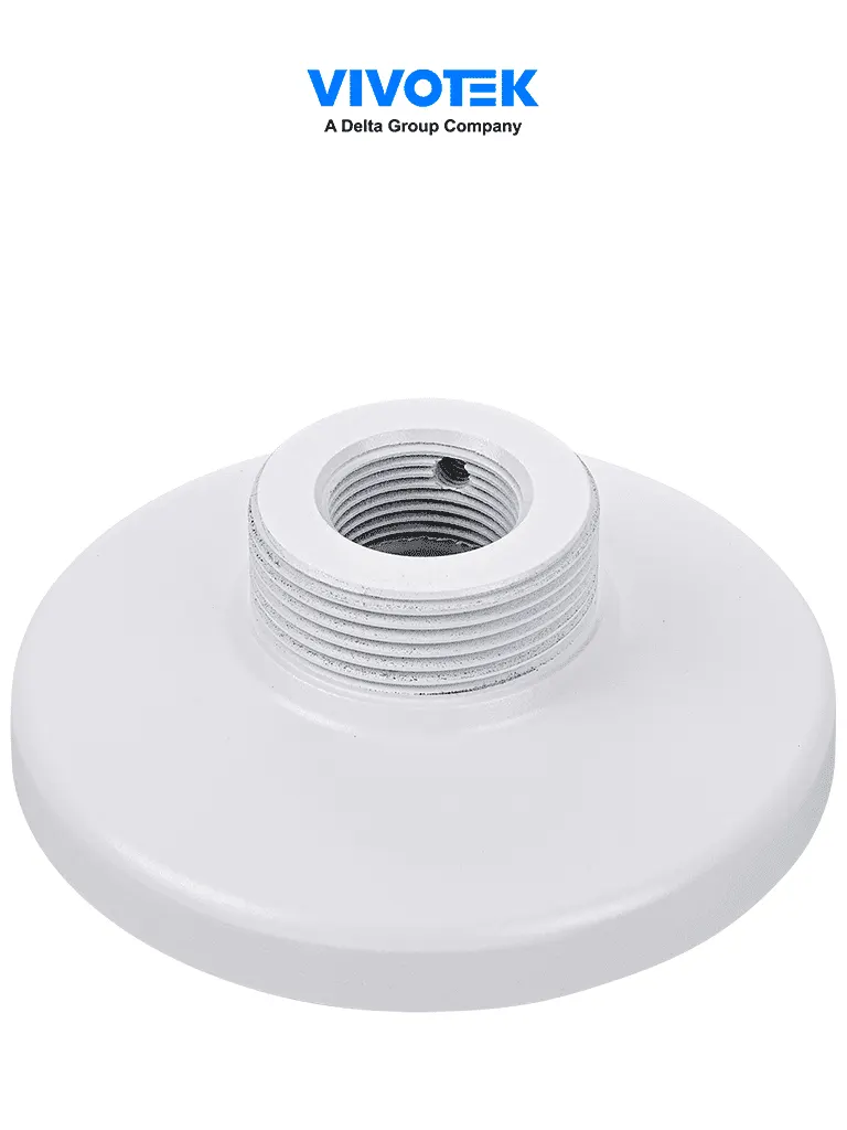 VIVOTEK AM-52E - Base para montaje en techo de camaras tipo domo, para exteriores, color blanco, material aluminio