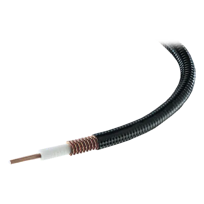 Cable Coaxial Corrugado / 1/2 Pulgada / Carrete 305 m (1000 ft) / Doble Blindaje Al/Cu / Pérdida 3.3 dB/100m / Exterior UV