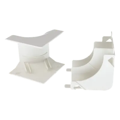 Esquinero interior Panduit T45ICIW para canaleta T-45, blanco mate
