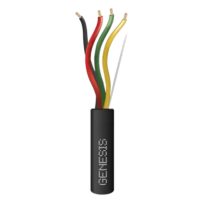 Carrete de Cable / 152 m (500 pies) / 4 x 18 AWG / Direct Burial FPL / Intemperie / Detección de Incendio y Evacuación