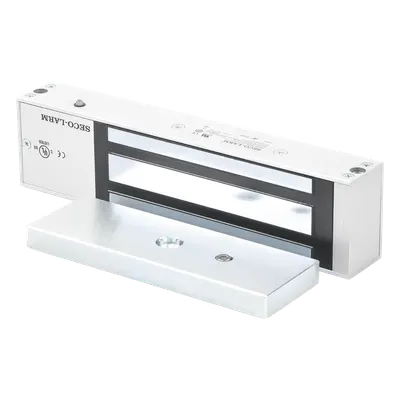 Chapa Magnética / 1200 lbs (545 kg) / Sensor de Unión y Posición / LED Bicolor / 12/24 Vdc Seleccionable / UL / Sin Magnetismo Residual