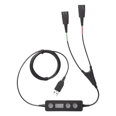 Cable de Entrenamiento USB/QD / Conexión Dual / Control de Llamadas Integrado / Tecnología SafeTone / 2.62 pies (0.8 m)