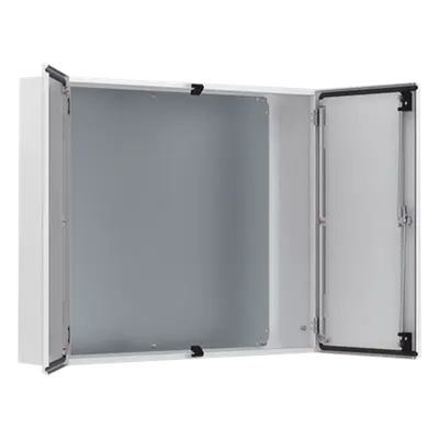 Gabinete de Doble Puerta / 800 x 1200 x 300 mm (31.5 x 47.2 x 11.8 in) / Acero Dulce / NEMA 12 / IP55 / IK10