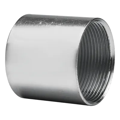 Cople para Tubo Galvanizado / Cédula 40 / 3/4" (21 mm) / Etiqueta Naranja / Uso Interior / Diámetro Exterior 31.8 mm (1.252") / Longitud Mínima 41.7 mm