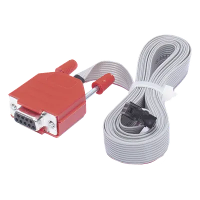 Cable Programador HOCHIKI FN-X187 UL 268A, 2.5 m, Conectores DB9 y 10-Pin