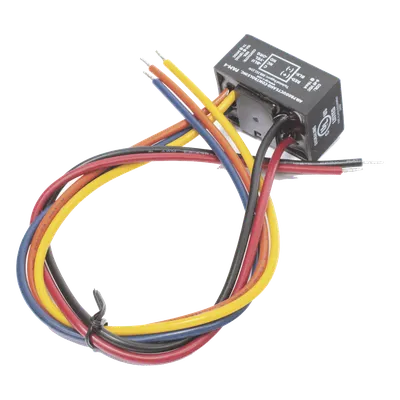Relevador SPDT HOCHIKI PAM-4 12V/24V, encapsulado en epoxi con LED de estado