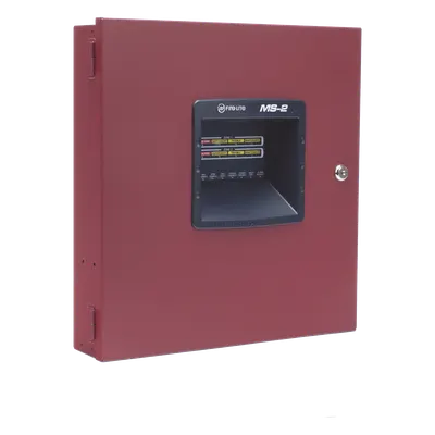 Panel de control de alarma contra incendio FIRE-LITE MS-2, 2 zonas IDC y 1 NAC 24 Vcc