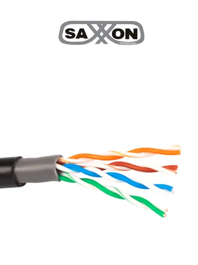 Cable UTP para exterior SAXXON OUTP5ECCAEXT, Cat 5e de 305 m