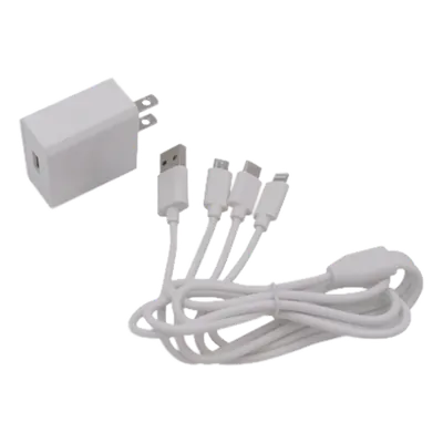 Cargador de pared EPCOM POWERLINE PL52C con 3 conectores integrados