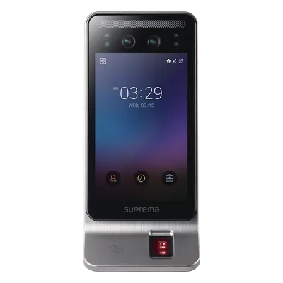 Terminal de Control de Acceso / Reconocimiento Facial Sin Contacto / Lector Multitecnología RFID y NFC / Pantalla LCD 7'' / 100,000 Usuarios / Detección de Cubrebocas