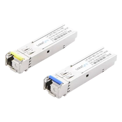 Transceptor óptico LINKEDPRO LP-SFP-BD-1G-10 BiDi de 1.25 Gbps