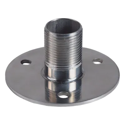 Soporte de Antena / Montaje Recto 1" / Acero Inoxidable / Base con Brida / 2.54 cm