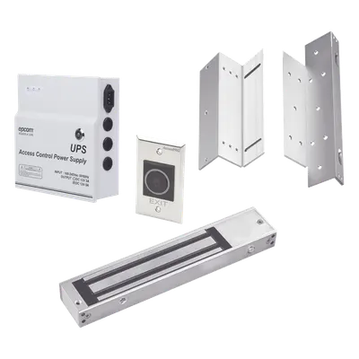 Kit de control de acceso AccessPRO KITMAG12V con chapa de 600 lbs