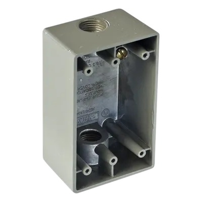 Caja Condulet FS RAWELT RR-0471 de 3/4” con dos bocas