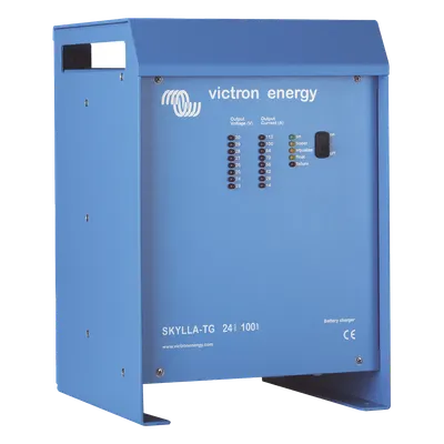 Cargador de Baterías Marino / 24 V / 100 A / Bancos 500 a 1000 Ah / Entrada Universal 90-265 VCA / 90-400 VCC / Homologación Germanischer Lloyd / IEC 60945-2002