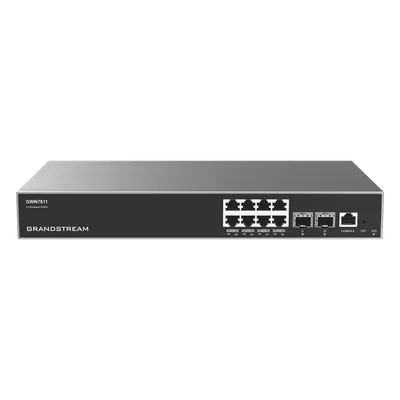 Switch Capa 3 Administrable / 8 Puertos Gigabit / 2 Puertos SFP+ 10G / 56 Gbps Capacidad de Conmutación / Administración Cloud