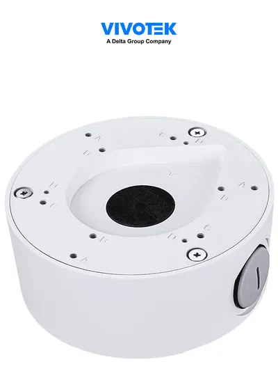 VIVOTEK AM-71B_V02 - Caja de conexiones exterior para cámaras domo, con protección IP66 y acabado en color blanco