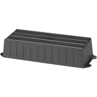 Amplificador Náutico y para Deportes de Motor / 4 Canales / 280 W RMS / Clase D / IPX7 / Filtros Paso Bajo y Paso Alto / Potenciómetros Calibrados