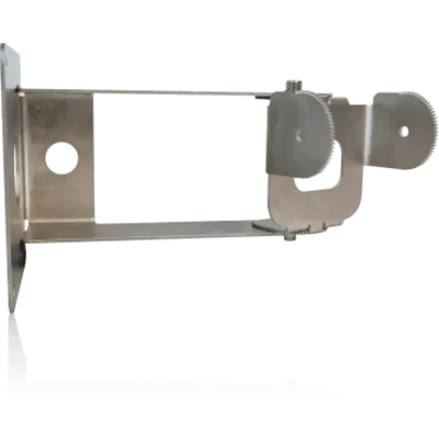 Kit de Montaje Ajustable / Compatible con Lectores de Acceso / Aluminio Recubierto en Polvo / 350 g (12.35 oz) / Postes Redondos y Cuadrados