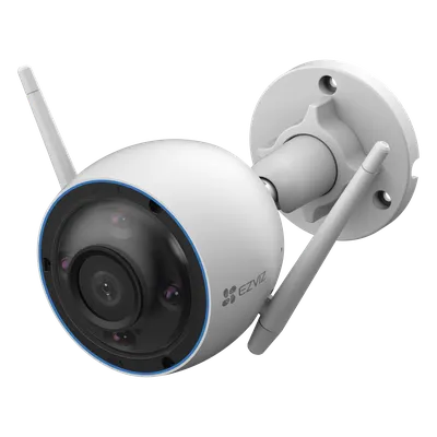 Cámara Bala IP / 3 Megapixel 2K / Visión Nocturna Color 30 m (98.4 ft) / Detección Humana y Vehicular / Sirena y Luz LED / IP67 / Wi-Fi