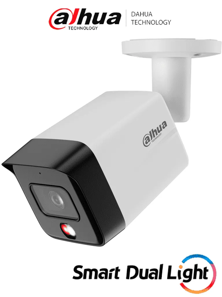 Cámara IP bullet Dahua DH-IPC-HFW1639TC-A-IL de 6 MP con PoE