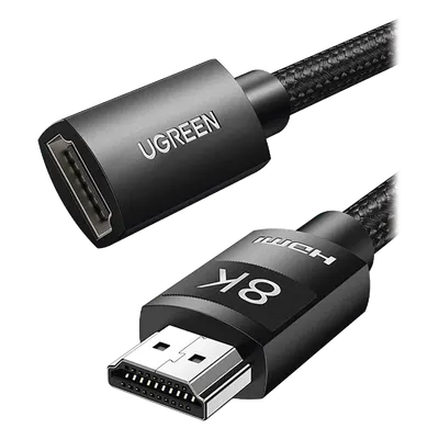 Cable de Extensión HDMI / HDMI 2.1 / 8K@60Hz / 48 Gbps / 28AWG Cobre Puro / 1 Metro (3.28 Pies) / Macho a Hembra / Extensión hasta 3 Metros (9.84 Pies)