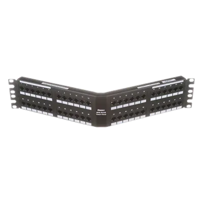 Panel de Parcheo / Cat 6 / 48 Puertos / 2UR / Angulado / 110 IDC / PoE 100W