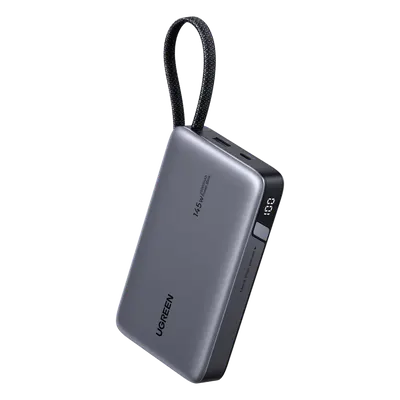 Batería portátil UGREEN 55992B de 20,000 mAh con carga de 100W