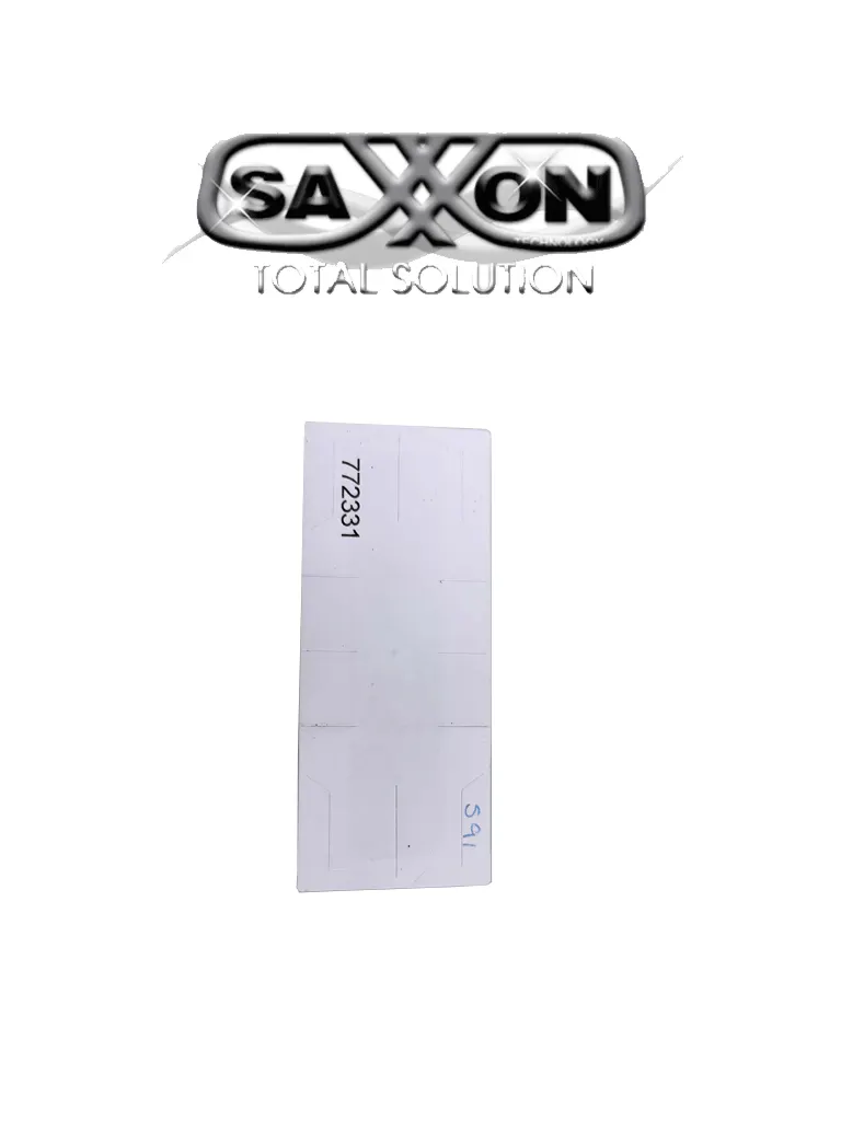 TAG de papel Adherible SAXXON THF02 para Altas Temperaturas y Lectoras UHF