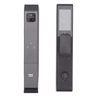 Cerradura Autónoma Inteligente / Autenticación Biométrica Dual de Rostro y Palma / Teclado PIN / Control por APP / Batería Recargable / IP65 / -25°C a 70°C
