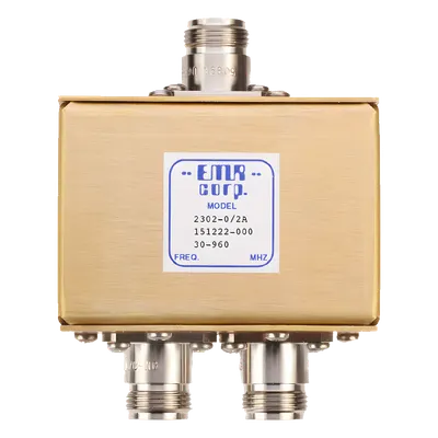 Divisor de Potencia RF / 2 Vías / 30-960 MHz / 0.5 W / N Hembra / 1.5x2.8x3.5 in