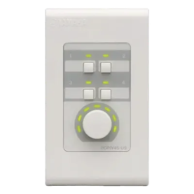 Panel de Control Digital / 1 Volumen / 4 Switches / RS-485 / CAT5 / Compatible MA PA MTX